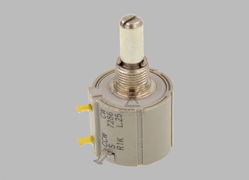 Tikandimasina varuosad Rotary WireWound 10 rõngas 7286 R1K multiturn potentsiomeeter