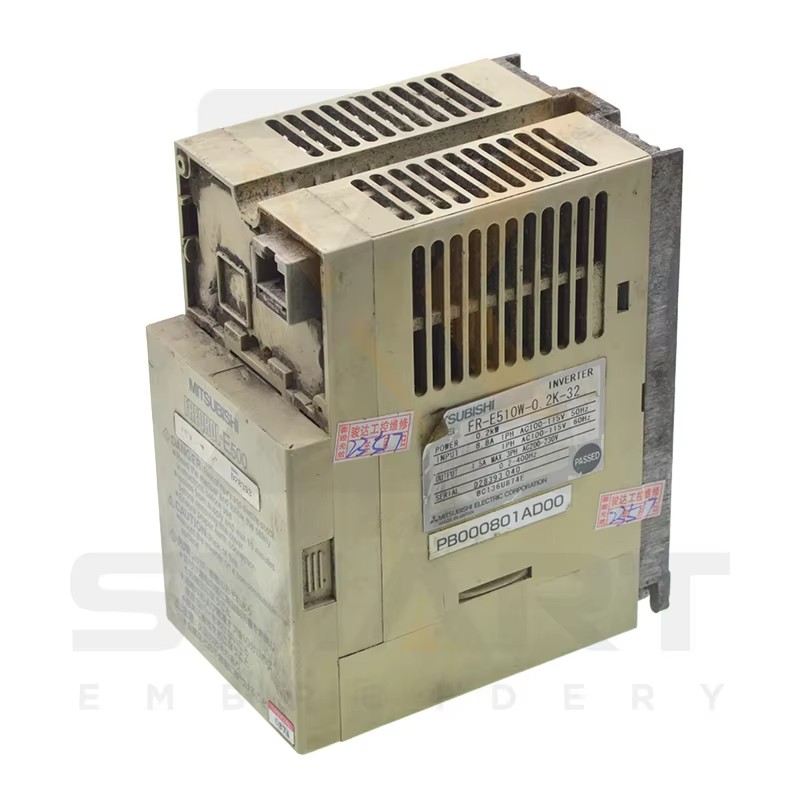 Tajima õmblusmasina osad kasutatud inverter PB000801AD00 FR-E510W-0.2K-32
