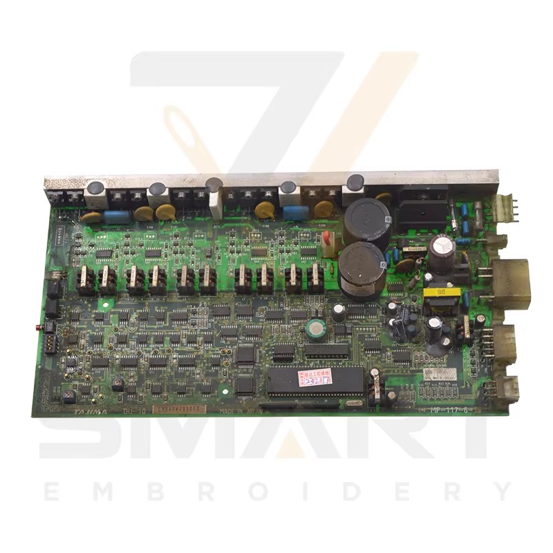 Kasutatud TAJIMA DU10 Driver Board MP117 0J2201000090 0J2201000091 0J2204900000 EH5404000000 EH5404060000 Embroidery Machine Osad