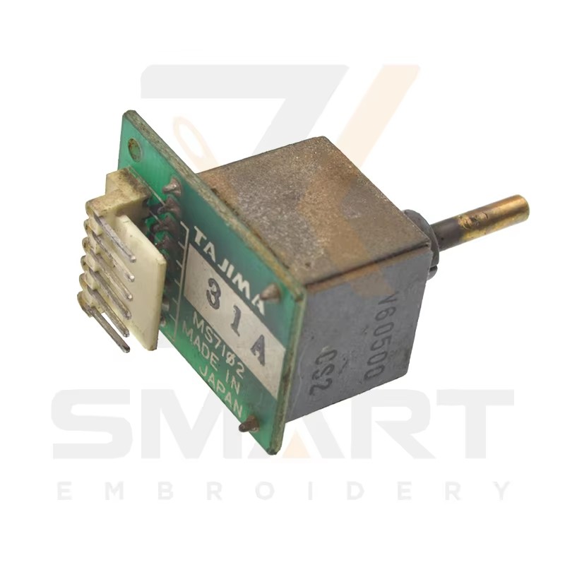 Kasutatud Tajima pöörlev lüliti MS7102010000 BCM18V60500 TME, TMEF, TMEG, TMFD jaoks