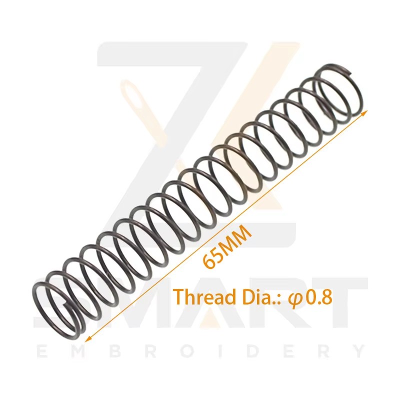 Presser Foot Return Spring Thread Dia. 0.8MM Pikkus 65MM Tajima SWF Hiina Embroidery Machine Osad N0502TJ-0.8*65