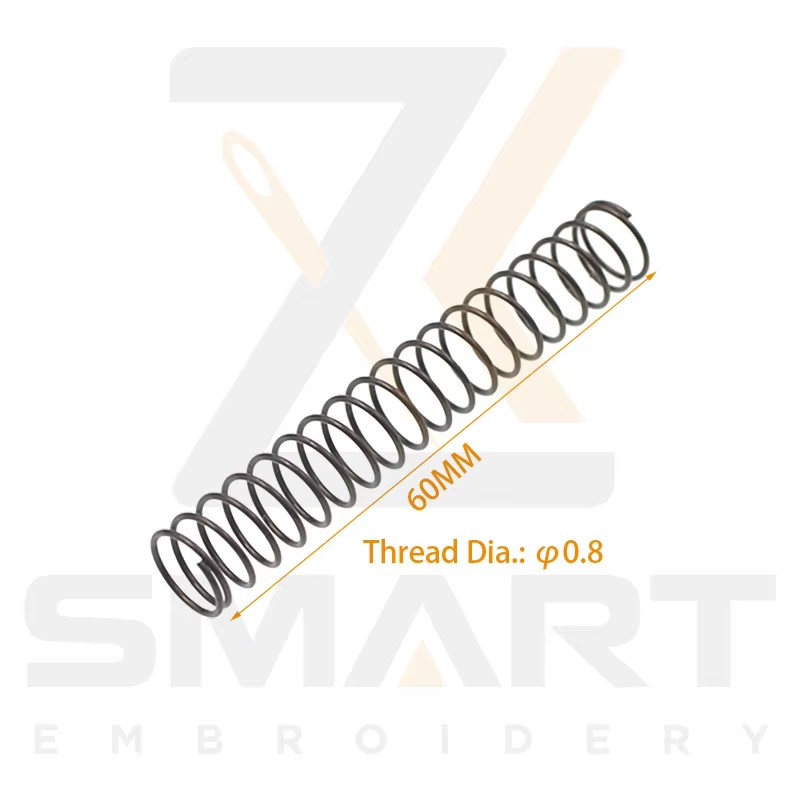 Presser Foot Return Spring Thread Dia. 0.8MM Pikkus 60MM Tajima SWF Hiina Embroidery Machine N0502-0.8*55 jaoks