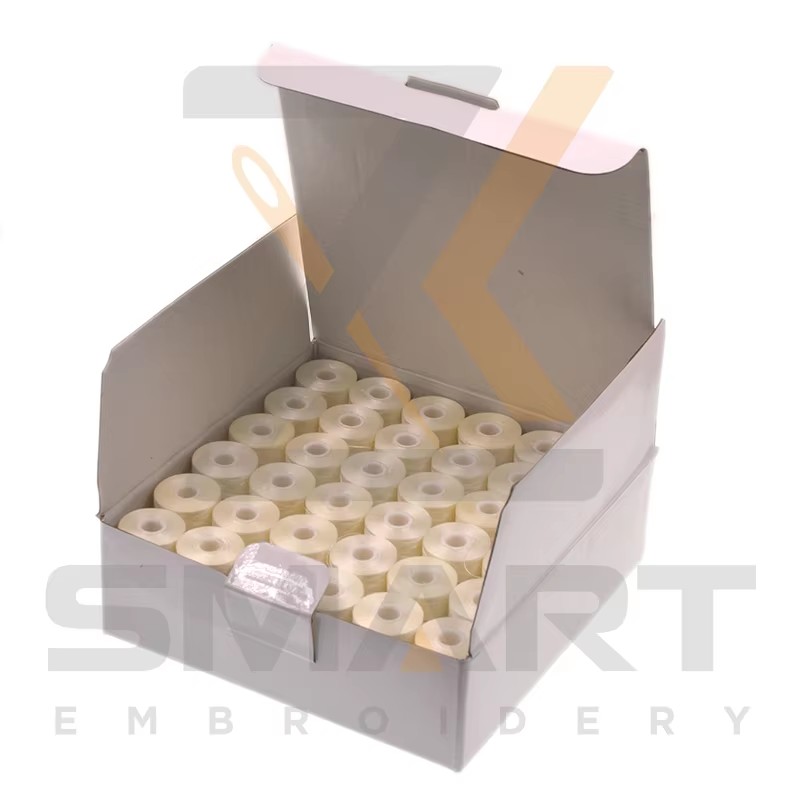 144 tükki L suurus Valge värv Pre-wound Bobbins Embroidery Machine Parts R06-75D/2W-L