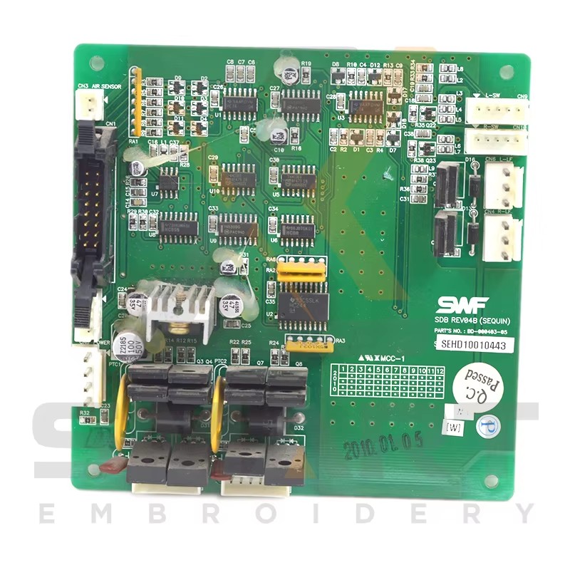 Kasutatud originaal SWF Board BD-000403 Embroidery Machine osad ESWF-BD-000403