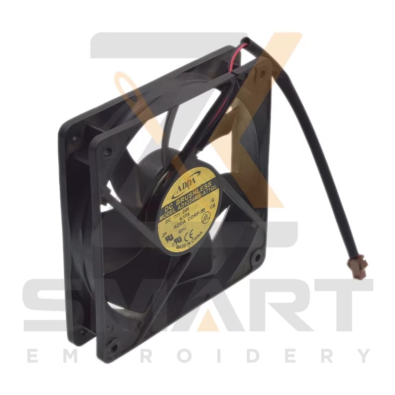 Kasutatud 24V ventilaator SWF AD1224MB-A71GC õmblusmasina osadele ESWF-AD1224MB-A71GC-U