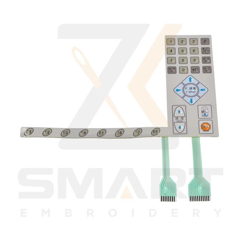 SWF Embroidery Machine Parts Keypad Control Panel Membraani klaviatuur D G jaoks